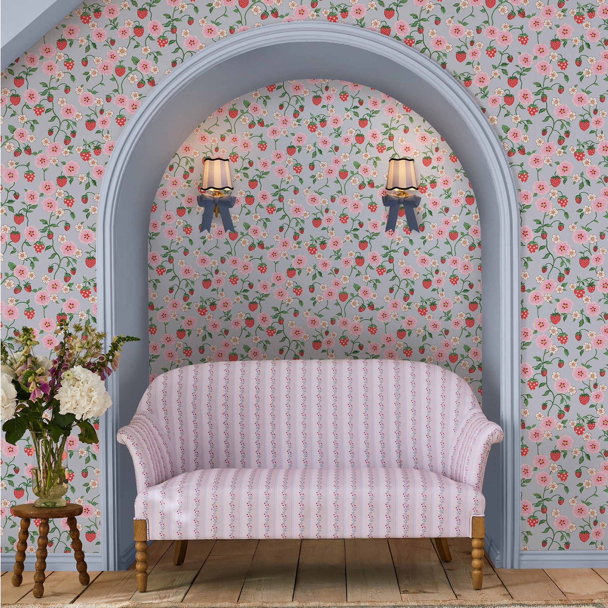 Strawberry Wallpaper 125532 By Cath Kidston In Summer